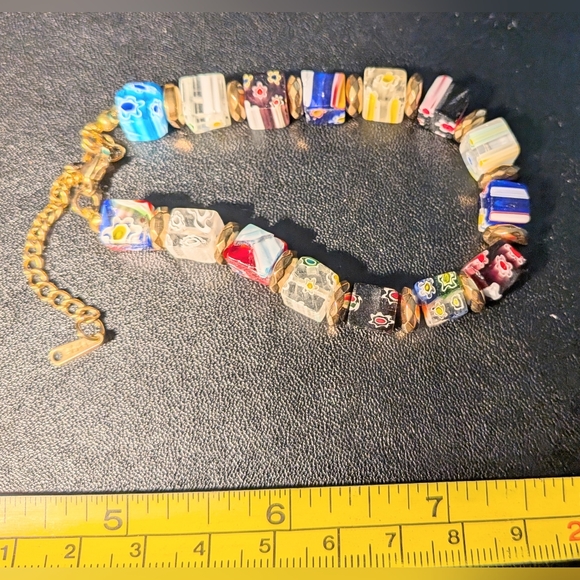 Colorful Glass Beaded Bracelet - Picture 2 of 3